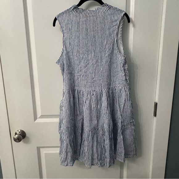 OLIPHANT Exclusive Blue Wiggy Yoke Dress - Picture 9 of 10